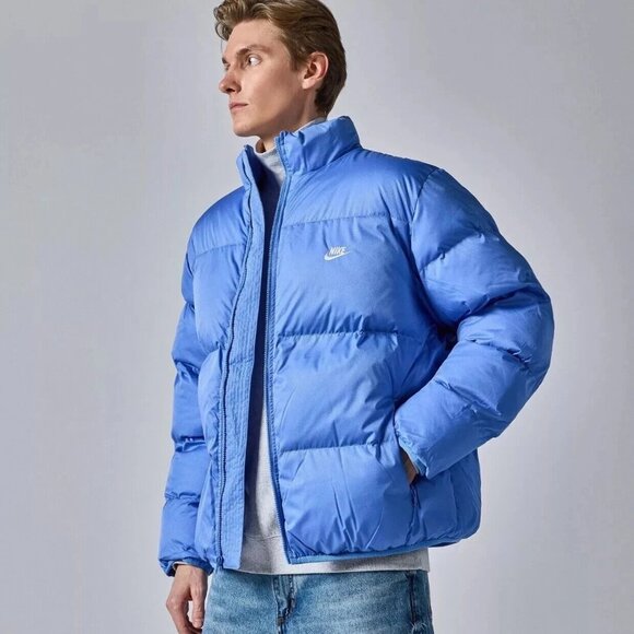 Nike Sportswear Club Puffer Jacket Polar Blue - Picture 1 of 11